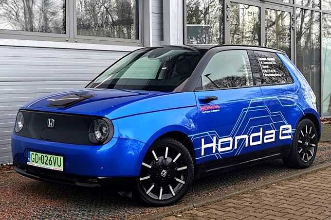 Honda e  - Niebieski